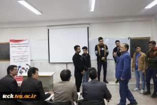 برگزاری پنجمین سمینار از سلسله سمینارهای برنامه ریزی شده در هفته پژوهش در دانشکده فنی شهید رجائی کاشان با عنوان چگونه فن بیان خود را تقویت کنیم؟ 13