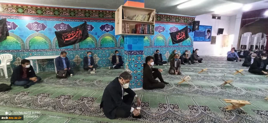 برگزاری بزرگداشت میلاد ختم رسل حضرت محمد مصطفی(ص) و رئیس مذهب جعفری حضرت امام صادق(ع) در دانشکده فنی شهید رجائی کاشان با رعایت پروتکل های بهداشتی 3