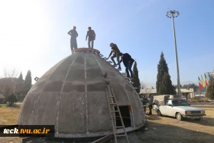 گنبد گذاری بارگاه امام زادگان عشق، شهدای گمنام مدفون در دانشکده فنی شهید رجائی کاشان 6