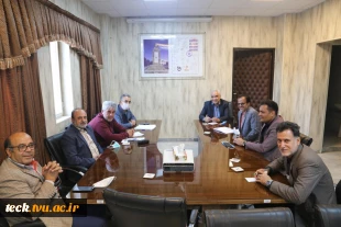 بازدید هیئت نظارت و ارزیابی عملکرد دانشگاه های  استان اصفهان از دانشکده فنی شهید رجائی کاشان 3