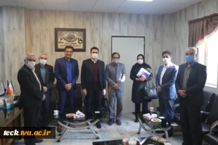 نشست مشترک رئیس اداره تامین اجتماعی شهر راوند با هیئت رئیسه دانشکده فنی شهید رجائی کاشان 4