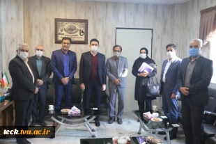 نشست مشترک رئیس اداره تامین اجتماعی شهر راوند با هیئت رئیسه دانشکده فنی شهید رجائی کاشان 5