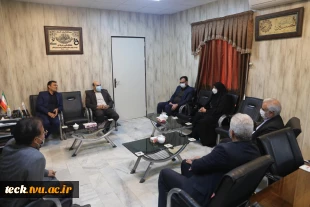 بازدید مدیرکل محترم امور دانشجویی دانشگاه فنی و حرفه ای در معیت هیئت همراه  از دانشکده فنی شهید رجائی کاشان 2