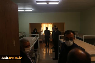 بازدید مدیرکل محترم امور دانشجویی دانشگاه فنی و حرفه ای در معیت هیئت همراه  از دانشکده فنی شهید رجائی کاشان 9