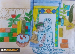 اعلام نتایج مسابقه نقاشی فرزندان کارکنان و استادان و اعضای هیئت علمی دانشکده فنی شهید رجائی کاشان به مناسبت هفته دفاع مقدس و اربعین حضرت اباعبدالله الحسین(علیه السلام) 2