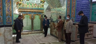 حضور و تجدید عهد و پیمان جمعی از کارکنان و اساتید و اعضای هیئت علمی دانشکده فنی شهید رجائی کاشان با شهیدان انقلاب اسلامی و دفاع مقدس در هفته بسیج مستضعفین 7