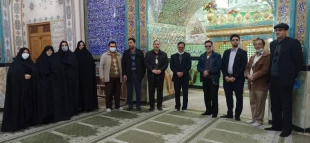 حضور و تجدید عهد و پیمان جمعی از کارکنان و اساتید و اعضای هیئت علمی دانشکده فنی شهید رجائی کاشان با شهیدان انقلاب اسلامی و دفاع مقدس در هفته بسیج مستضعفین 10