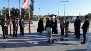 حضور و تجدید عهد و پیمان جمعی از کارکنان و اساتید و اعضای هیئت علمی دانشکده فنی شهید رجائی کاشان با شهیدان انقلاب اسلامی و دفاع مقدس در هفته بسیج مستضعفین 15