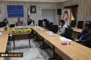 برگزاری جلسه پرسش . پاسخ دانشجویی با شرکت اعضای هیئت رئیسه دانشکده فنی شهید رجائی کاشان 3