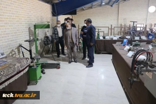 بازدید مدیرکل محترم ارزیابی عملکرد دانشگاه فنی و حرفه ای کشور و استان اصفهان از دانشکده فنی شهید رجائی کاشان 4