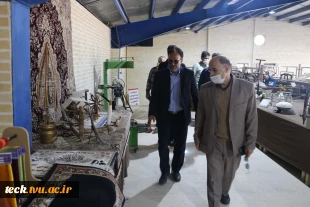 بازدید مدیرکل محترم ارزیابی عملکرد دانشگاه فنی و حرفه ای کشور و استان اصفهان از دانشکده فنی شهید رجائی کاشان 5