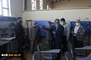 بازدید مدیرکل محترم ارزیابی عملکرد دانشگاه فنی و حرفه ای کشور و استان اصفهان از دانشکده فنی شهید رجائی کاشان 12