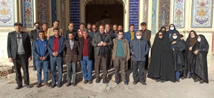 تجدید پیمان اعضای هیئت رئیسه، کارکنان و اساتید دانشکده فنی شهید رجائی کاشان با شهیدان دفاع مقدس 3