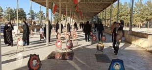 تجدید پیمان اعضای هیئت رئیسه، کارکنان و اساتید دانشکده فنی شهید رجائی کاشان با شهیدان دفاع مقدس 5