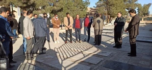 تجدید پیمان اعضای هیئت رئیسه، کارکنان و اساتید دانشکده فنی شهید رجائی کاشان با شهیدان دفاع مقدس 10
