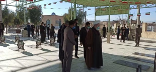 تجدید عهد و پیمان با شهدای انقلاب اسلامی ایران با حضور کارکنان، استادان و اعضای هیئت علمی دانشکده فنی شهید رجائی کاشان در گلزار شهدای سفیدشهر 4