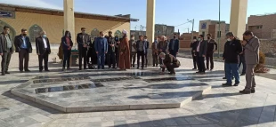 تجدید عهد و پیمان با شهدای انقلاب اسلامی ایران با حضور کارکنان، استادان و اعضای هیئت علمی دانشکده فنی شهید رجائی کاشان در گلزار شهدای سفیدشهر 9
