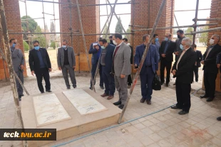 بازدید فرماندار محترم شهرستان کاشان آقای دکتر محمدشریف زارعی از دانشکده فنی شهید رجائی کاشان 2