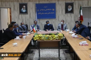 بازدید فرماندار محترم شهرستان کاشان آقای دکتر محمدشریف زارعی از دانشکده فنی شهید رجائی کاشان 4