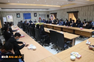 بازدید فرماندار محترم شهرستان کاشان آقای دکتر محمدشریف زارعی از دانشکده فنی شهید رجائی کاشان 6