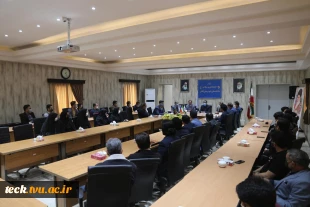 بازدید فرماندار محترم شهرستان کاشان آقای دکتر محمدشریف زارعی از دانشکده فنی شهید رجائی کاشان 9