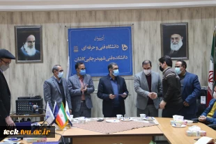 بازدید فرماندار محترم شهرستان کاشان آقای دکتر محمدشریف زارعی از دانشکده فنی شهید رجائی کاشان 19