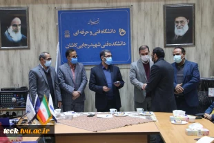 بازدید فرماندار محترم شهرستان کاشان آقای دکتر محمدشریف زارعی از دانشکده فنی شهید رجائی کاشان 20