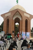 مراسم نهمین یادواره شهدای دانشجو و پنجمین سالگرد دفن شهیدان گمنام در دانشکده فنی شهید رجائی کاشان 9