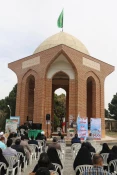 مراسم نهمین یادواره شهدای دانشجو و پنجمین سالگرد دفن شهیدان گمنام در دانشکده فنی شهید رجائی کاشان 10