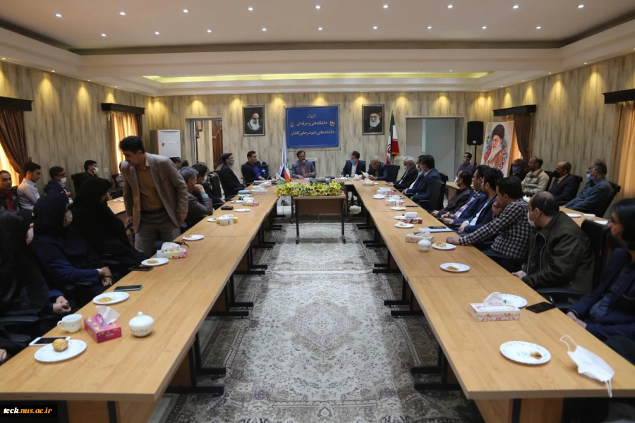 برگزاری آخرین جلسه شورای اداری سال 1400 در دانشکده فنی شهید رجائی کاشان 5