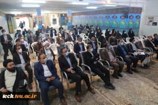 برگزاری مراسم تودیع و معارفه روسای قدیم و جدید دانشکده فنی و حرفه ای شهید رجائی کاشان 11