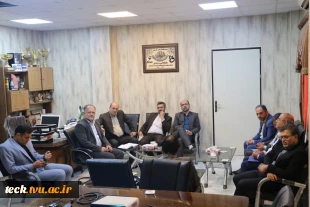 بازدید شهردار کاشان و هیئت همراه از دانشکده فنی شهید رجائی کاشان 8
