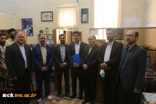 بازدید مسئول بسیج اساتید استان اصفهان و هیئت همراه از توانمندی های هسته های فناور مرکز  رشد، خلاقیت و نوآوری دانشکده فنی شهید رجائی کاشان 6