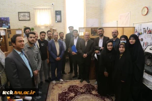 بازدید مسئول بسیج اساتید استان اصفهان و هیئت همراه از توانمندی های هسته های فناور مرکز  رشد، خلاقیت و نوآوری دانشکده فنی شهید رجائی کاشان 7