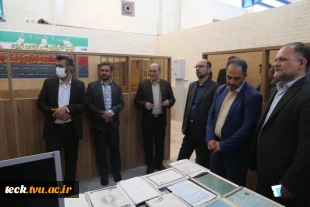 بازدید مسئول بسیج اساتید استان اصفهان و هیئت همراه از توانمندی های هسته های فناور مرکز  رشد، خلاقیت و نوآوری دانشکده فنی شهید رجائی کاشان 13