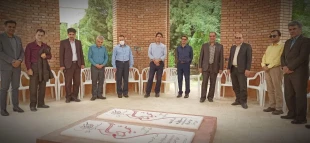 تجدید عهد و میثاق با شهدای گمنام مدفون در دانشکده فنی شهید رجائی کاشان در روز سوم خرداد 9