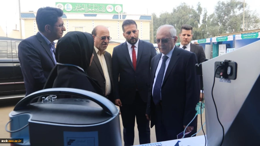 بازدید وزیر بهداشت عراق از غرفه دانشگاه فنی وحرفه ای