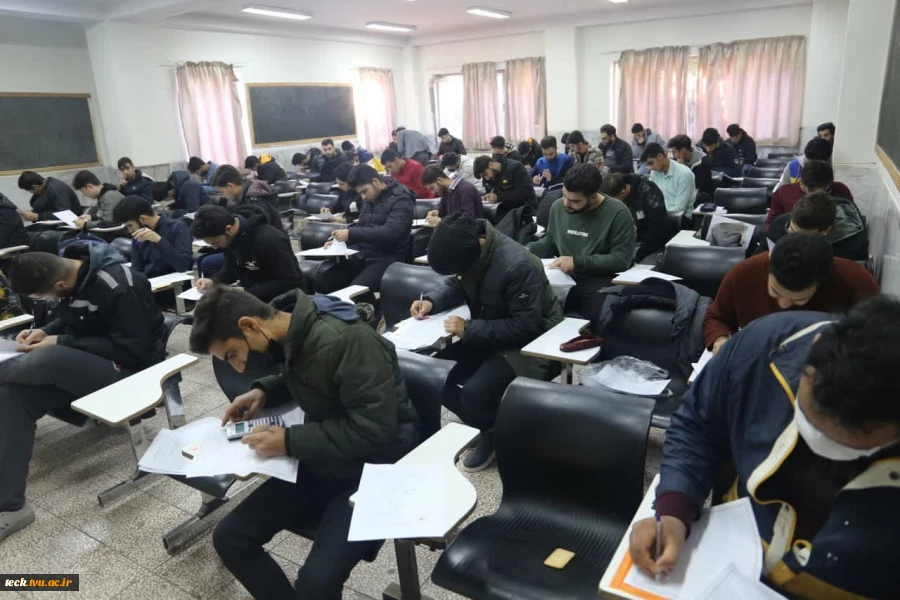 برگزاری امتحانات پایان نیم سال اول 1402 - 1401 6