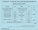 برنامه زمان بندی نخستین المپیاد ورزشی بسیج اساتید دانشگاه فنی و حرفه ای  2