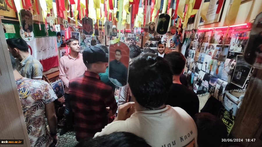 دیدار دانشجویان با خانواده دانشجوی شهید دانیال رضازاده در مشهد مقدس 6