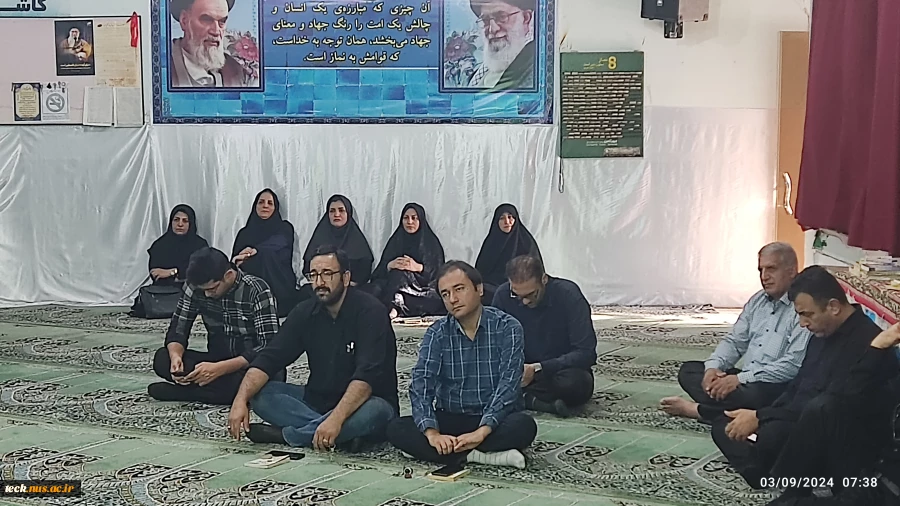 برگزاری مراسم قرائت عاشورا در دانشکده ملی مهارت شهید رجایی کاشان 6