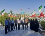 حضور جمعی از کارکنان دانشکده در گلزار شهدای دارالسلام کاشان 4