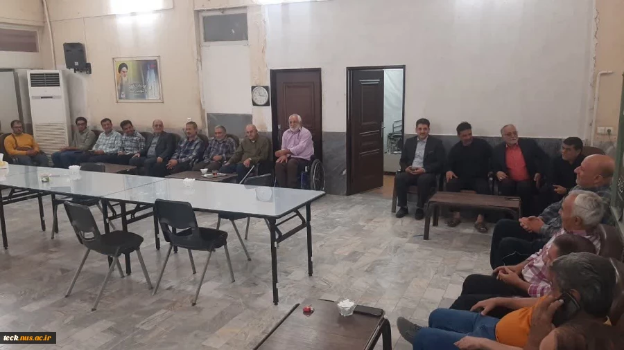 حضور جمعی از اساتید ، کارکنان و دانشجویان در آسایشگاه جانبازان بالای 70 درصد 3