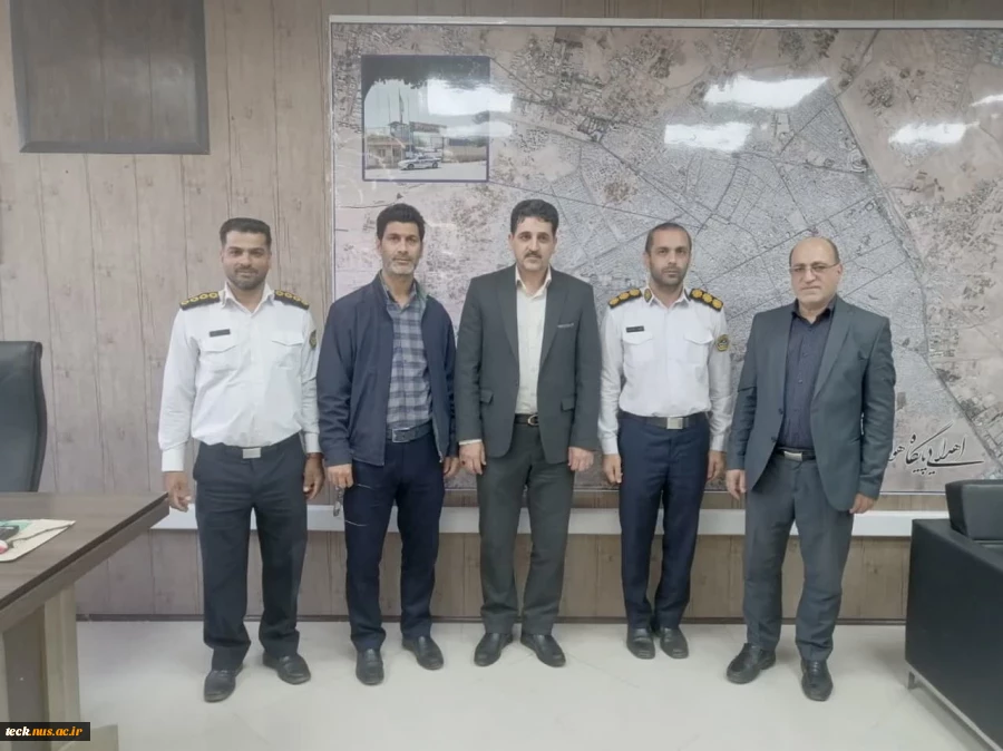 دیدار رئیس و کارمندان دانشگاه ملی مهارت  شهید رجایی  با پلیس راهور کاشان 2