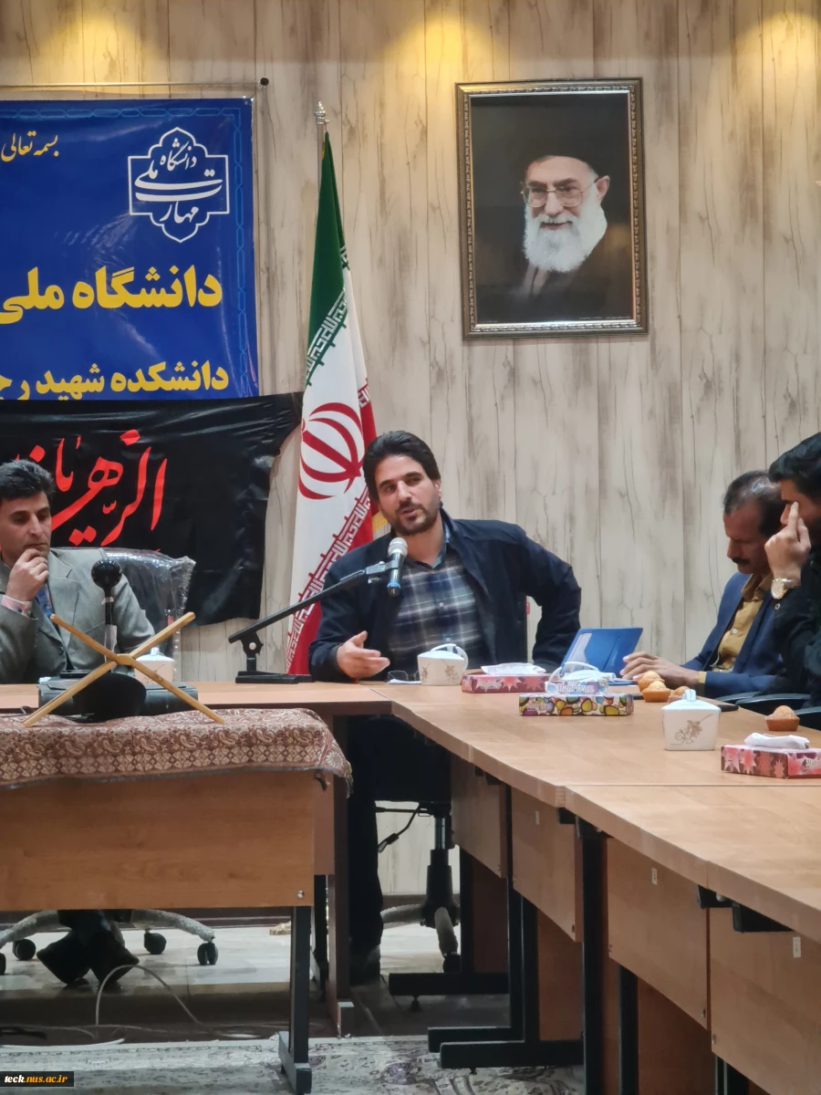 نشست نمایندگان دانشجویان خوابگاه با سرپرست دانشگاه ملی مهارت شهید رجایی کاشان 5