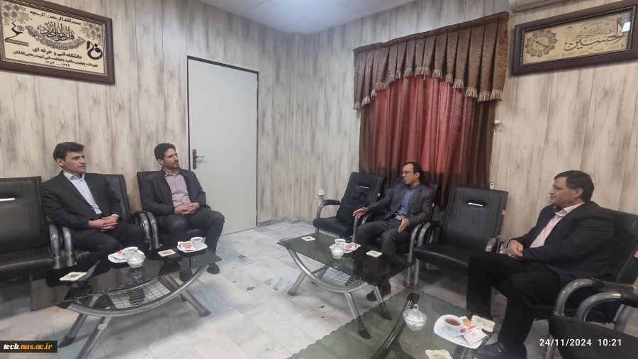 دیدار مسئول ستاد کانون های فرهنگی مساجد کاشان با سرپرست دانشگاه ملی مهارت شهید رجایی کاشان 2
