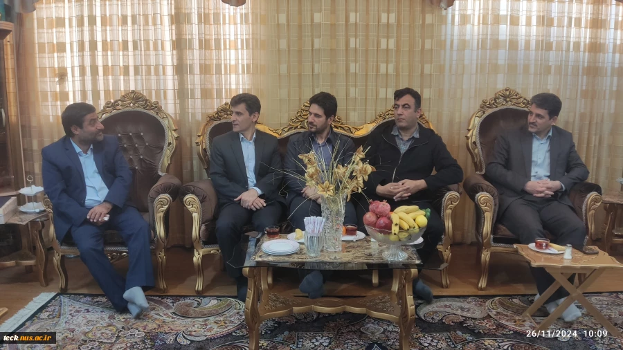دیدار کارکنان دانشگاه ملی مهارت شهید رجایی کاشان با خانواده شهیدان رحیمی نصرآبادی 3