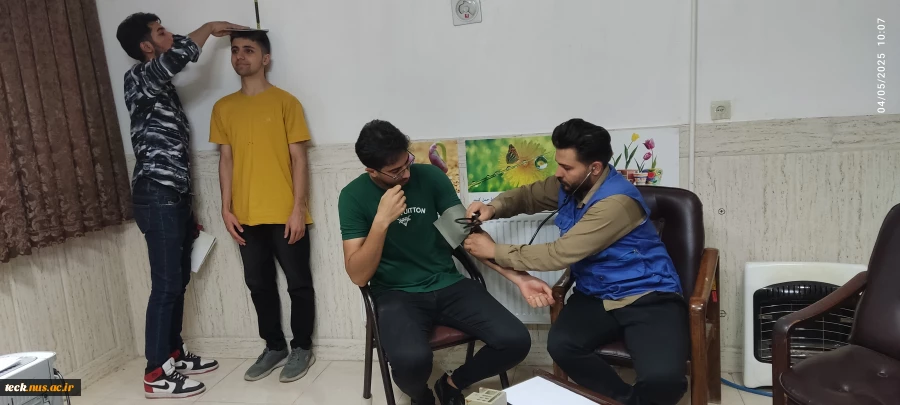 برپایی ایستگاه سلامت دانشجویی در دانشکده ملی مهارت شهید رجایی کاشان 6