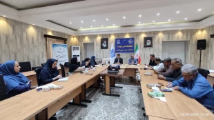 نشست خبری مدیرکل تربیت بدنی دانشگاه ملی مهارت و رئیس دانشکده شهید رجایی کاشان 3