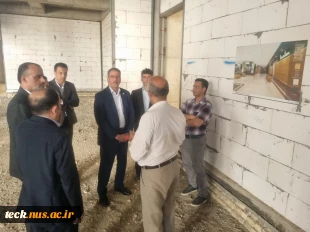 بازدید رئیس دانشگاه ملی مهارت از پروژه در حال ساخت آموزشکده دختران کاشان 4